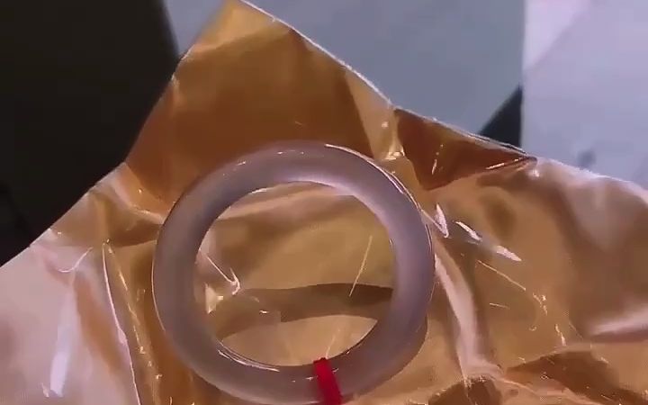 玻璃种紫罗兰翡翠手镯54 5圈圆条,收藏品