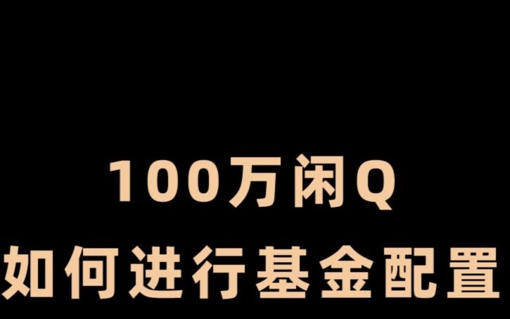 100万如何买基金?哔哩哔哩bilibili