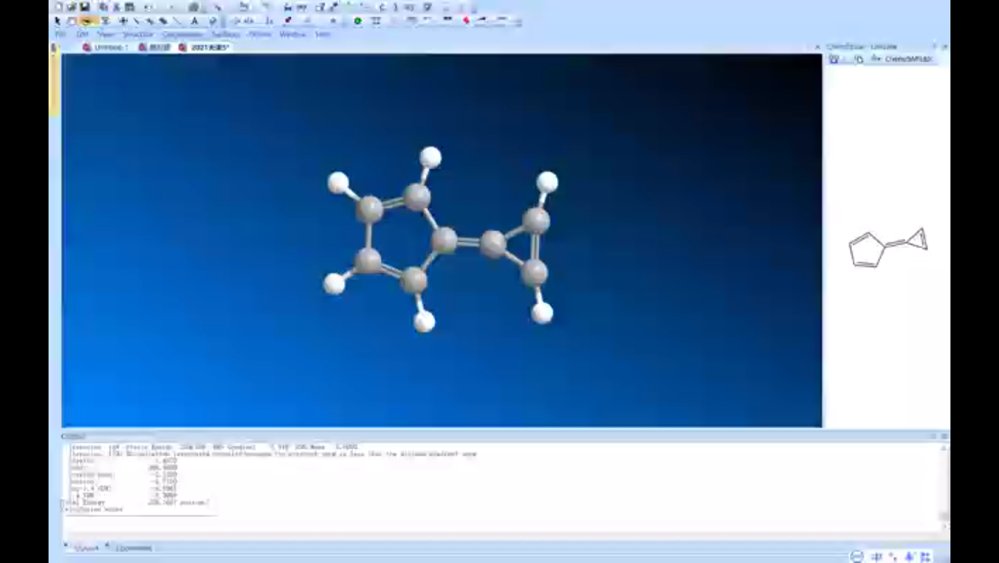 chem3D看分子稳定性哔哩哔哩bilibili