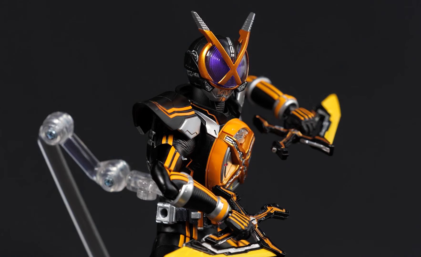 【万代官方】shf真骨雕假面骑士次世代kaixa近距离实拍 可换装加速