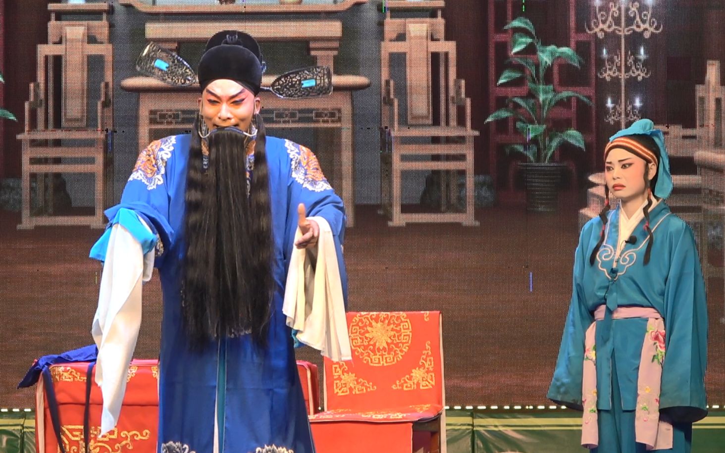 秦腔经典选段《二堂舍子》,不一样的视觉盛宴,可见演员功底深厚