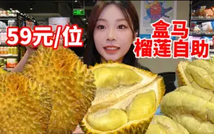 Tải video: 盒马榴莲自助！59元/位一个小时不限量随便吃！实现榴莲自由！