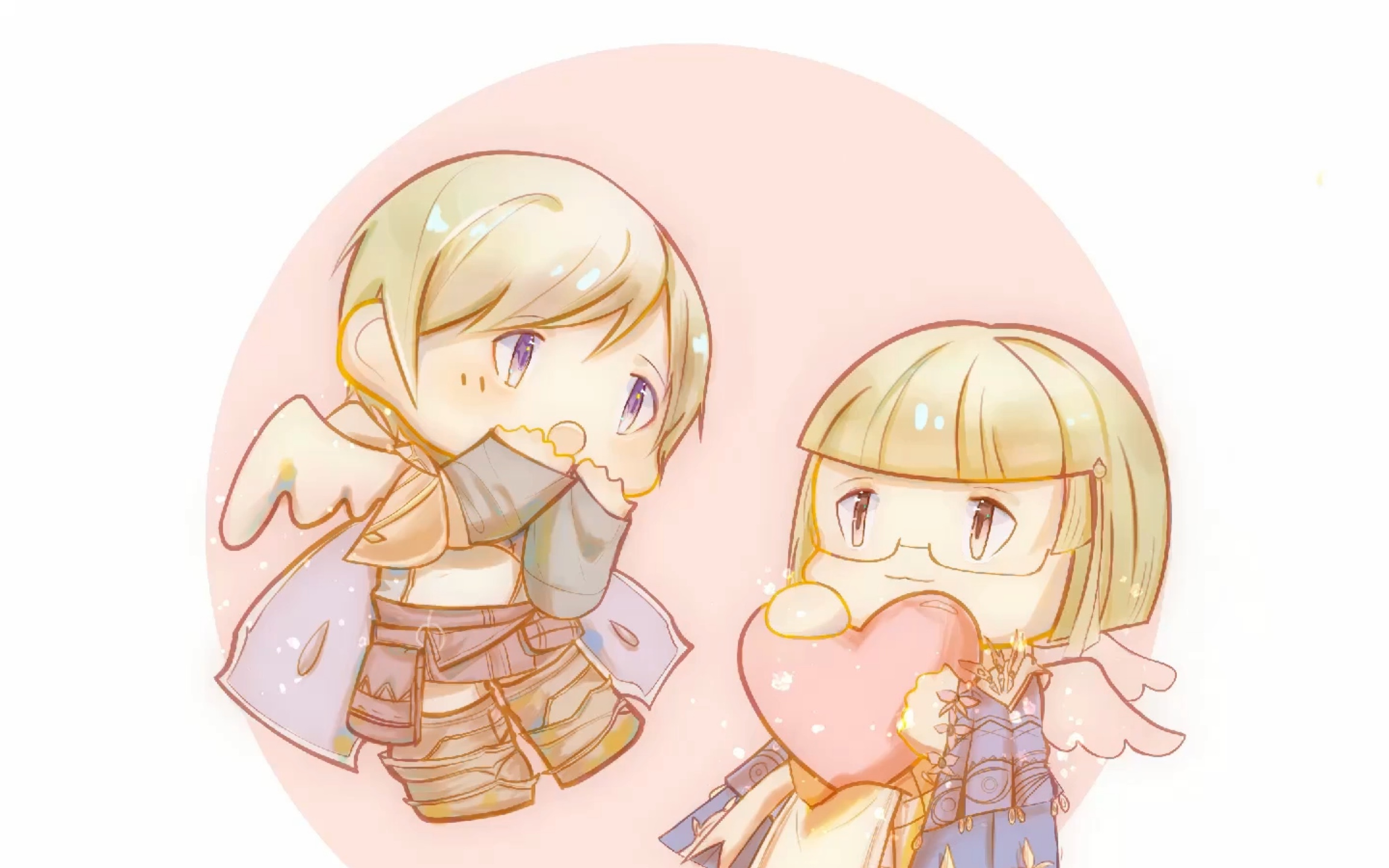 【procreate绘画】亚瑟x雷斯特/符文工房4(腐向注意)