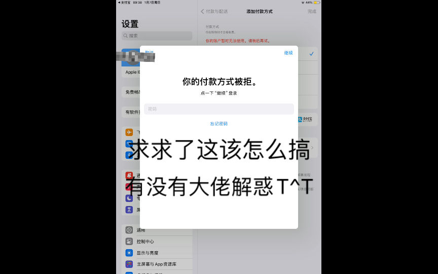 苹果系统|支付方式被拒怎么办...哔哩哔哩bilibili