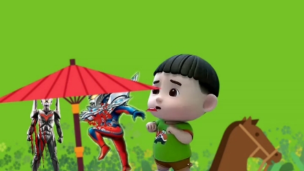 奥特曼坐车回家