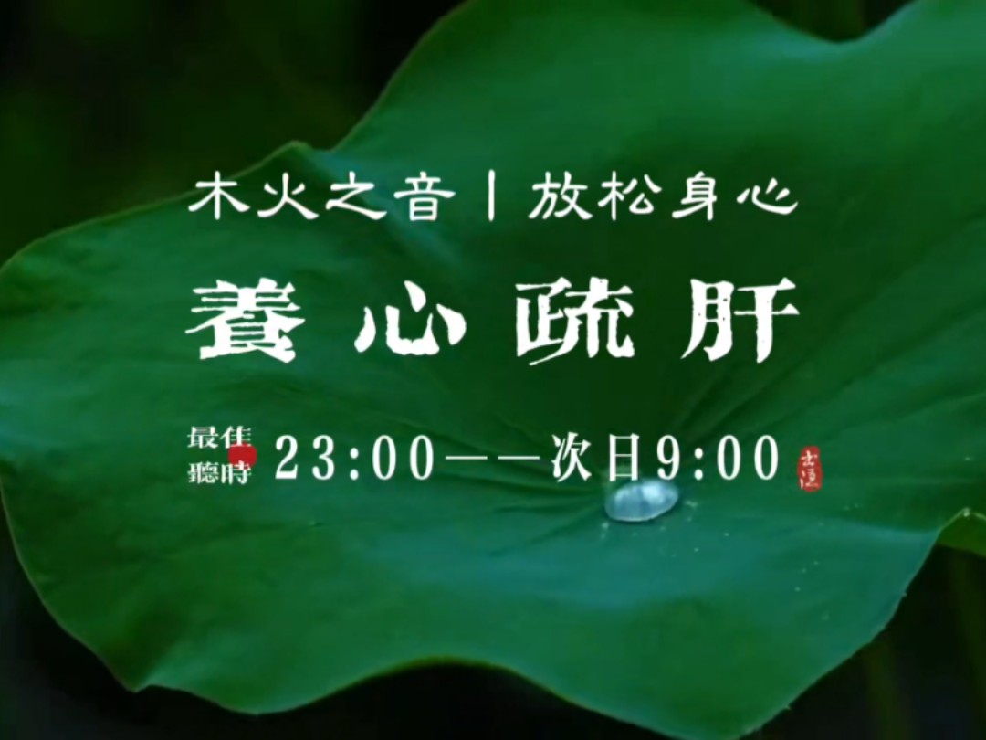 『五音疗疾』经典连放，养心气疏肝气，放松心情，解郁息怒，释放压力，清心明目。情绪低落，胆小多疑失眠多梦，视物模糊，胸闷气短自我怀疑，消沉抑郁面色萎黄等可多听用。