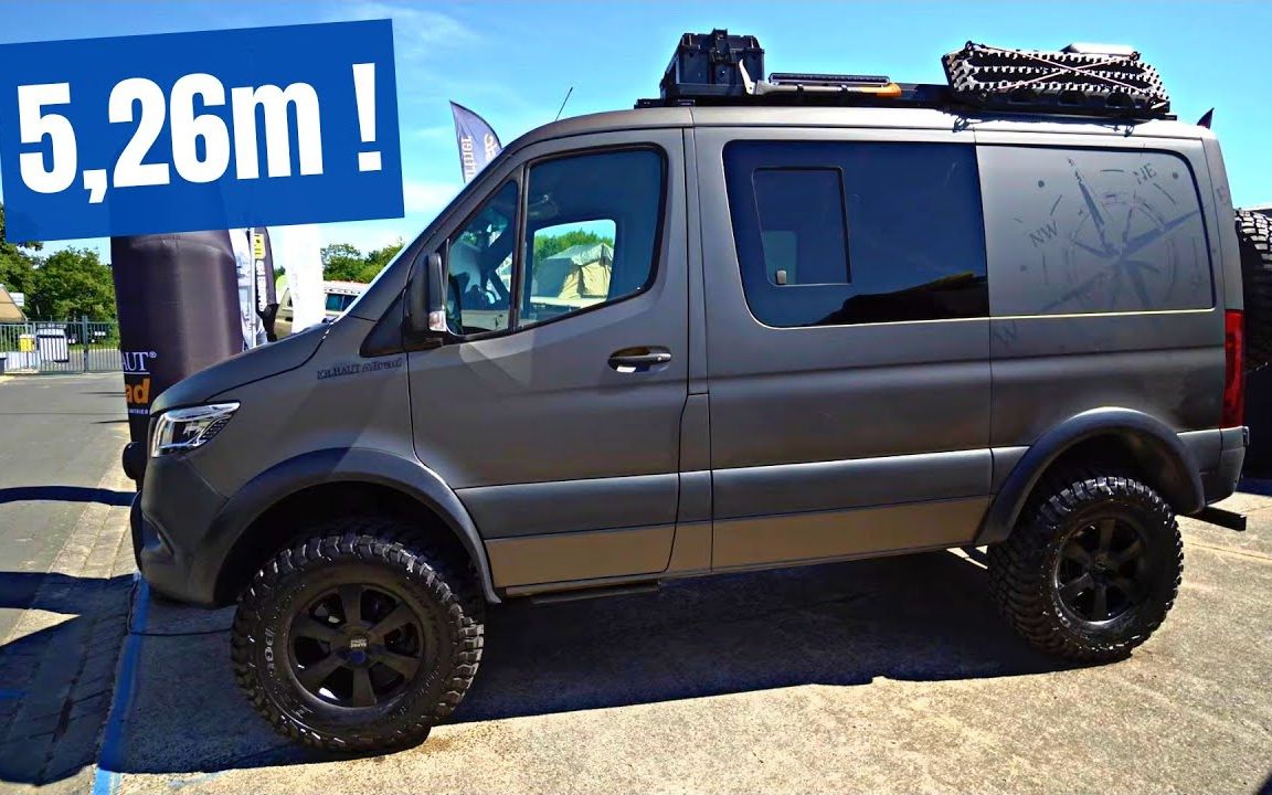 奔驰斯宾特4x4 短轴低顶 越野床车_哔哩哔哩_bilibili