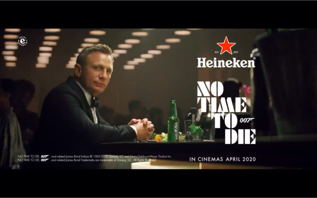 Heineken喜力啤酒 x 007 James Bond 广告哔哩哔哩bilibili