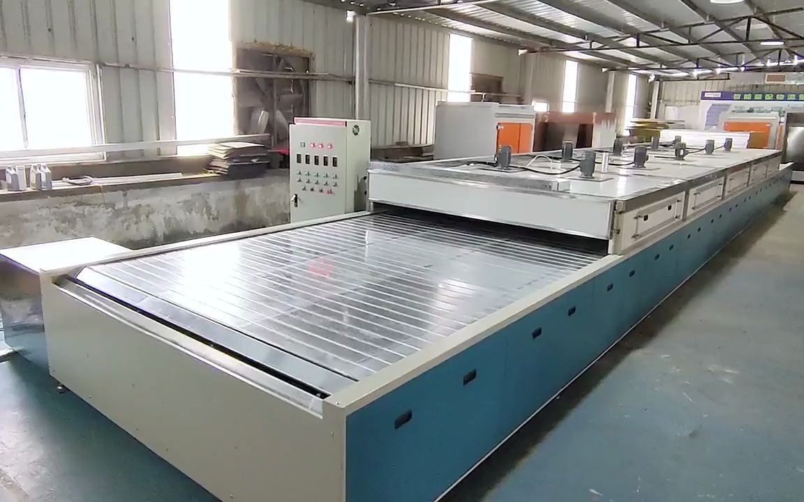 链板式烘干炉 重型隧道炉烘干线 高温加热炉 链板输送线