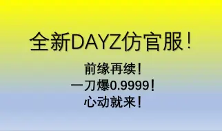 Tải video: DayZ仿官服震撼开启！