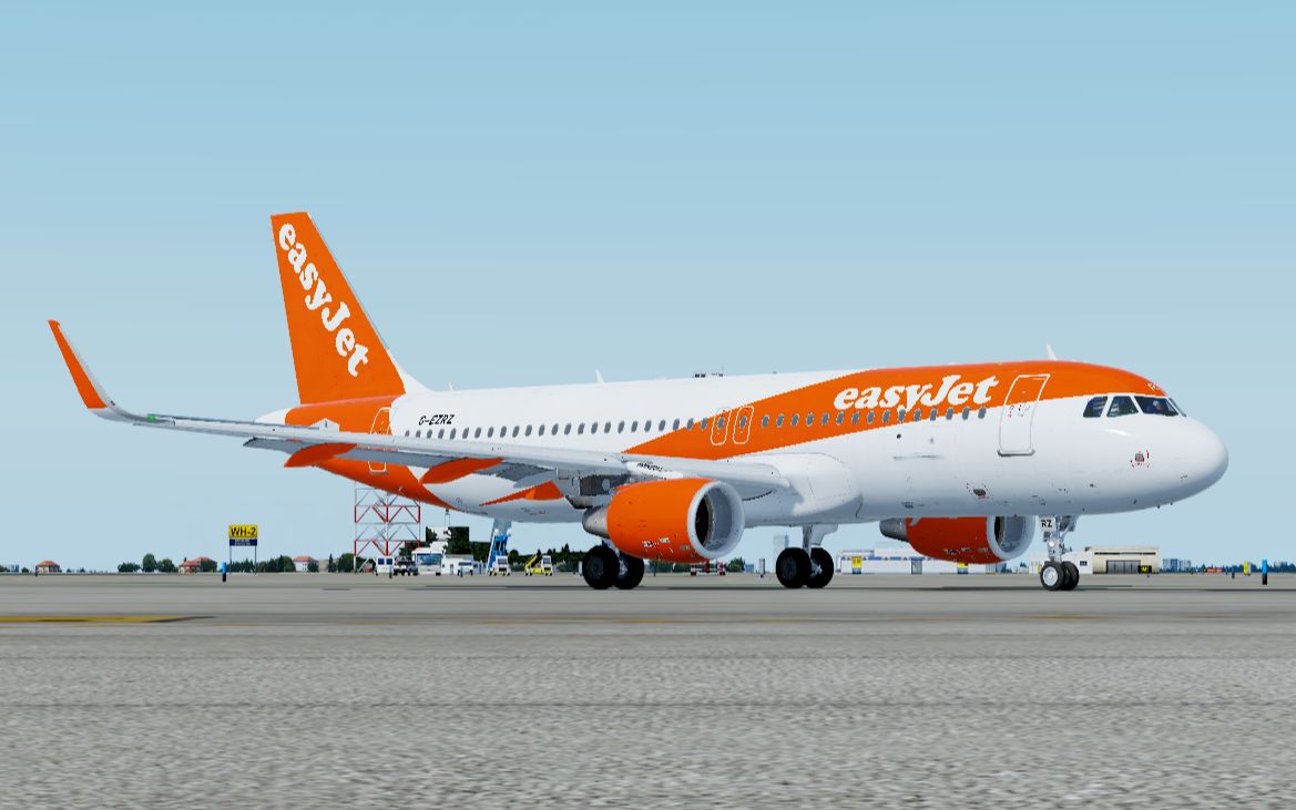 入正fsl首个视频:易捷航空a320-214sl暴力落地马耳他