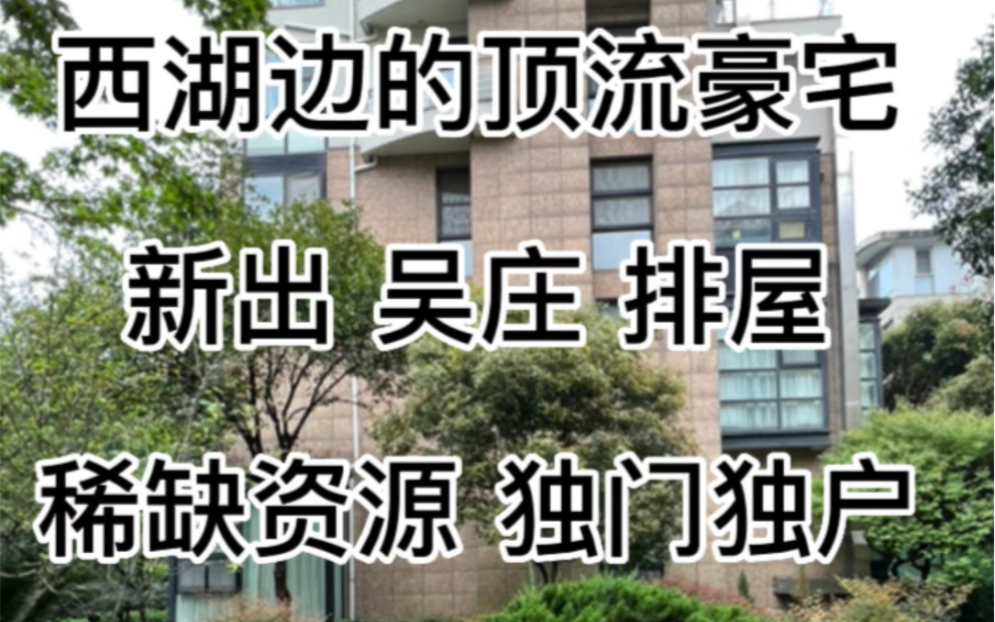 西湖中大吴庄,改善型传世豪宅,排屋,230方,使用面积300方,总价3800万!哔哩哔哩bilibili