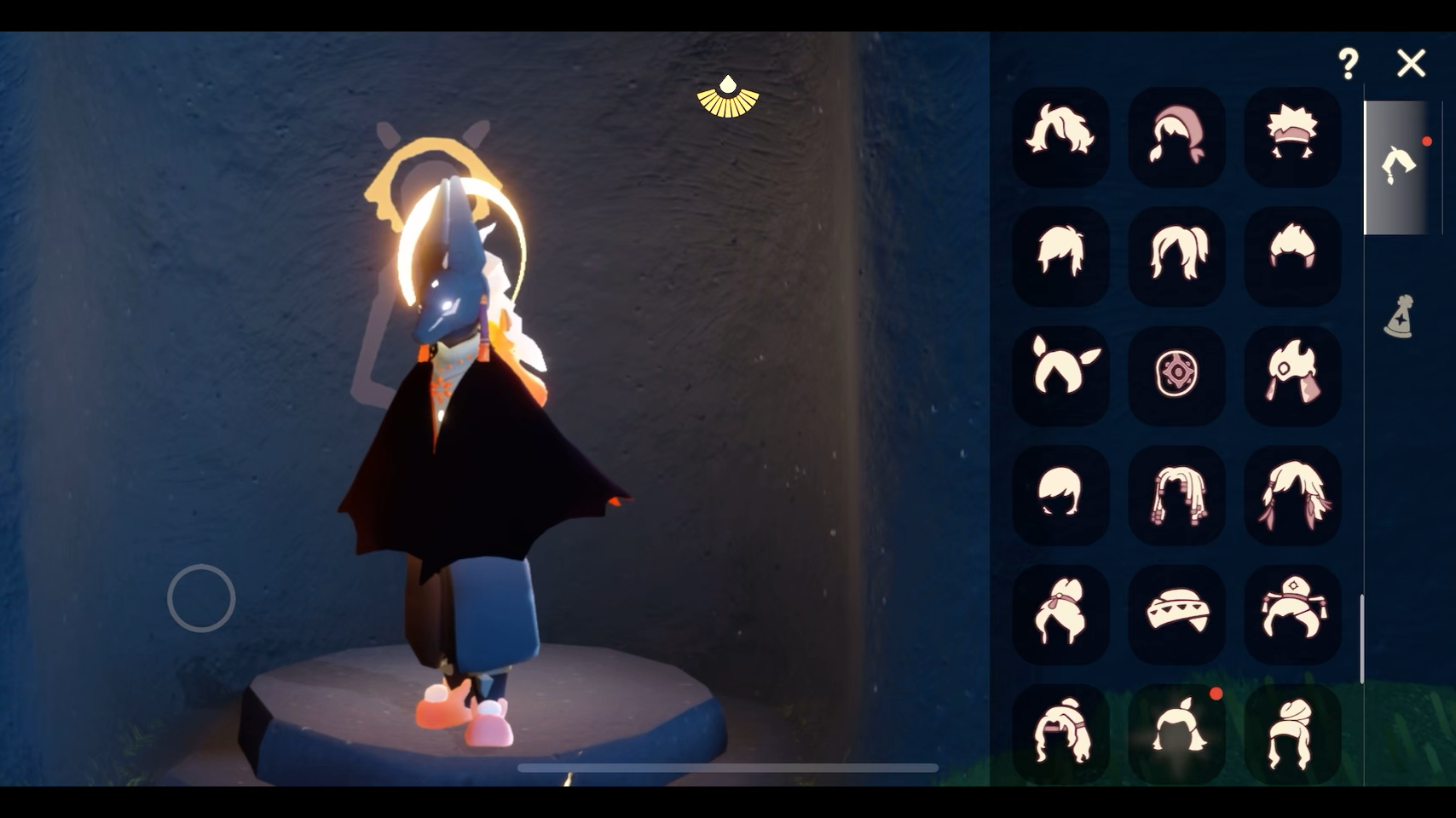 光遇共号 伪音韵不断 狗头耳坠 单抽面具ios