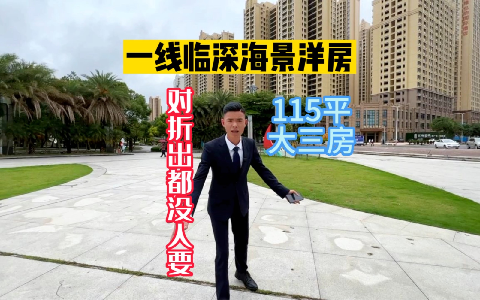 都说海景房不行,可是这种能跟前海对比的,又离深圳近的,好像就挺好的啊 #临深置业 #无敌海景 #低首付哔哩哔哩bilibili