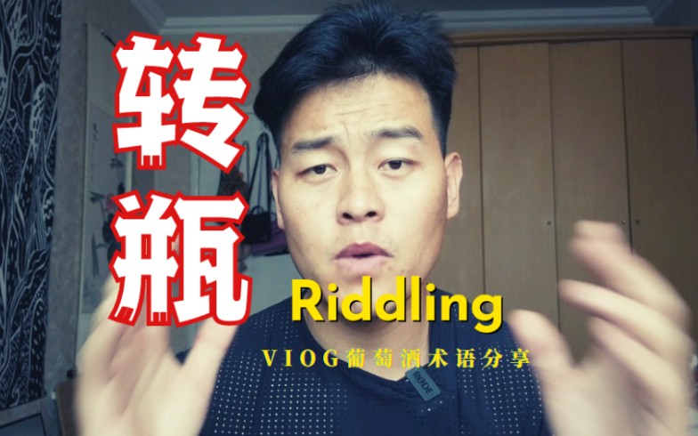 VLOG|葡萄酒术语分享Riddling哔哩哔哩bilibili