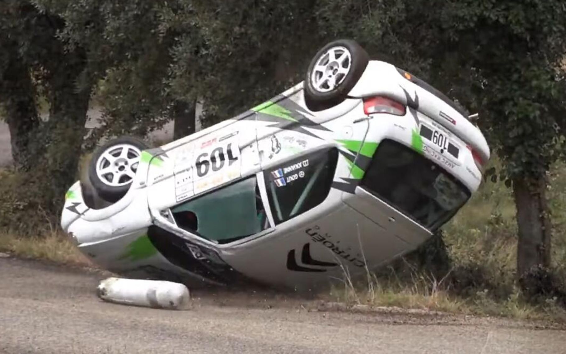 2021各种拉力赛赛车失误车祸碰撞合集