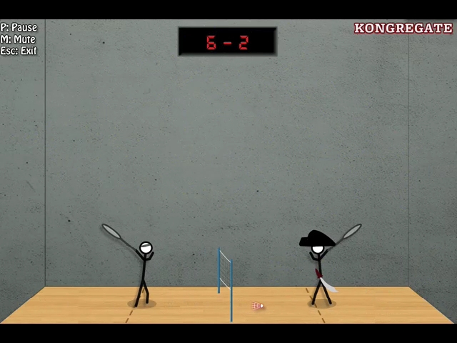 羽毛球火柴人!奖杯来的