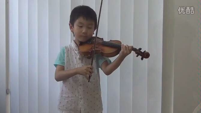 christianli李映衡7岁小提琴帕格尼尼a大调奏鸣曲