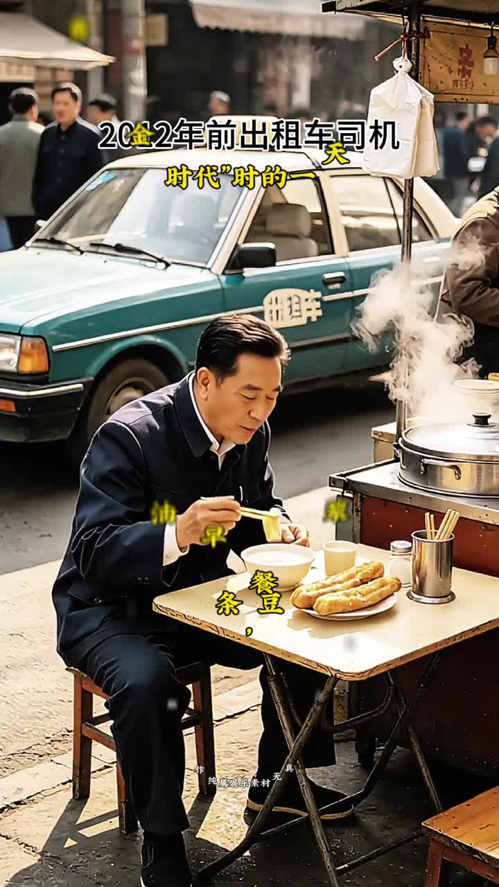 我国2012年前出租车司机“黄金时代”时的一天伙食