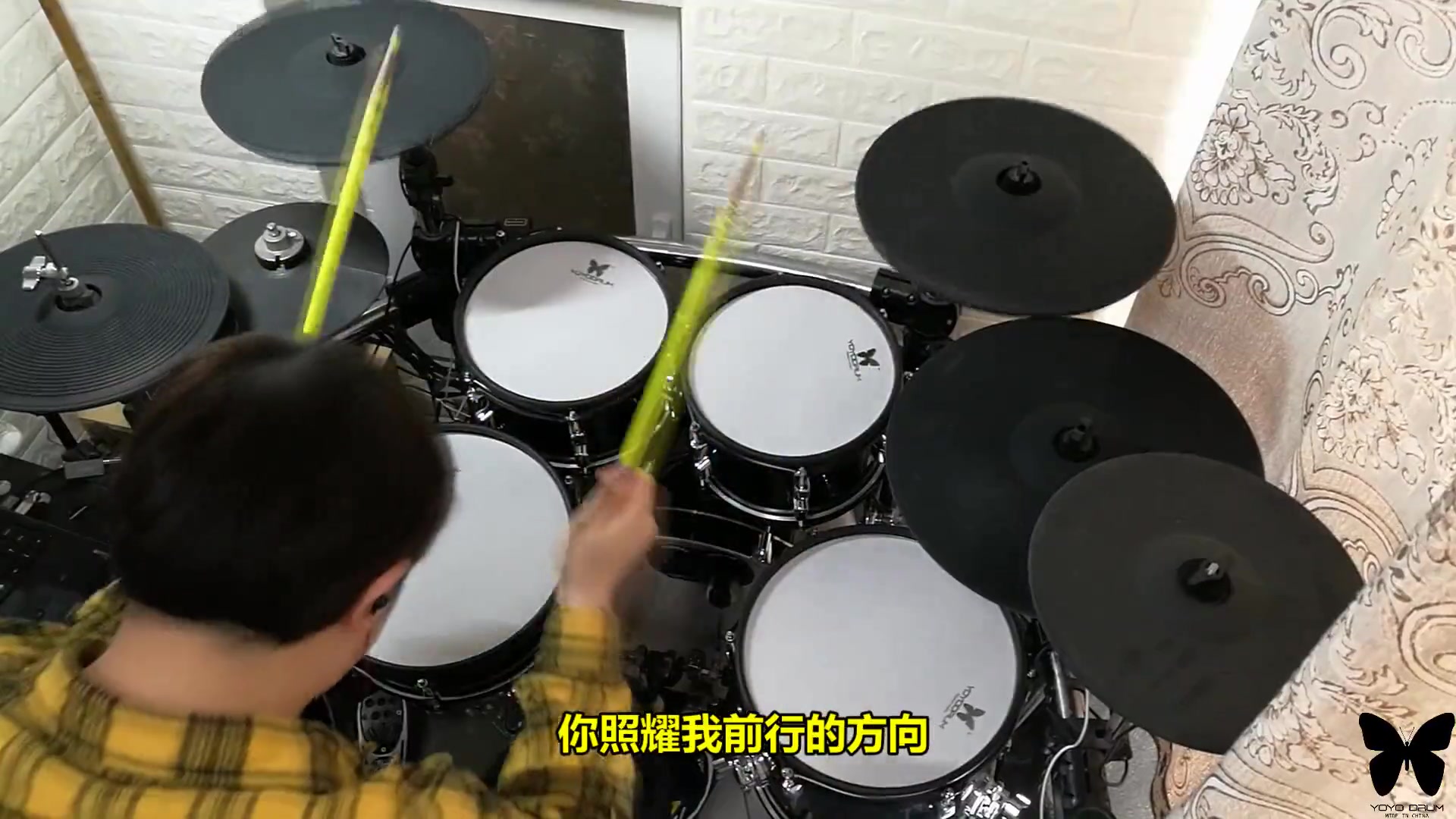 【Drum Cover】彭坦:《灯塔》(CCTV5科比退役赛中场视频BGM)哔哩哔哩bilibili