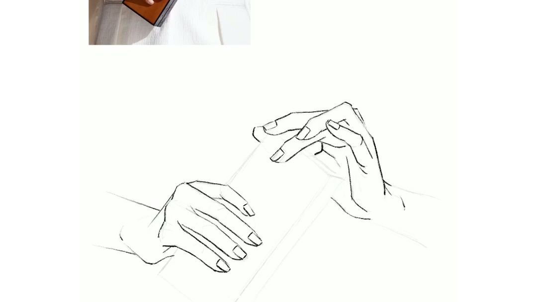 教程时装画手部绘画8