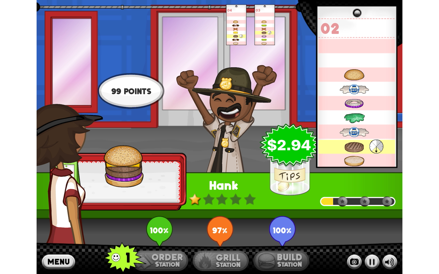 【老爹汉堡店】新店员打工第6天