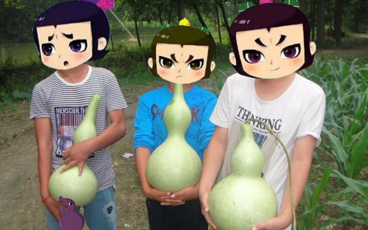 宇宙大新闻30辣眼睛新版葫芦娃各个网红脸