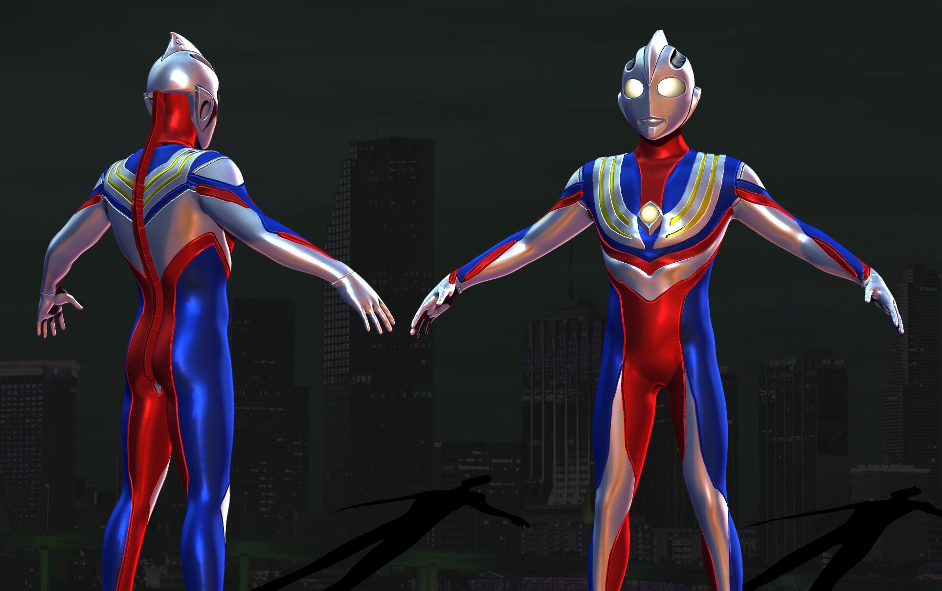 3d游戏建模奥特曼全流程教学