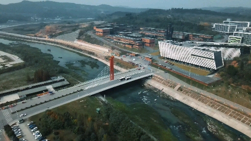 [老黑]航拍罗江,城郊大学城一带