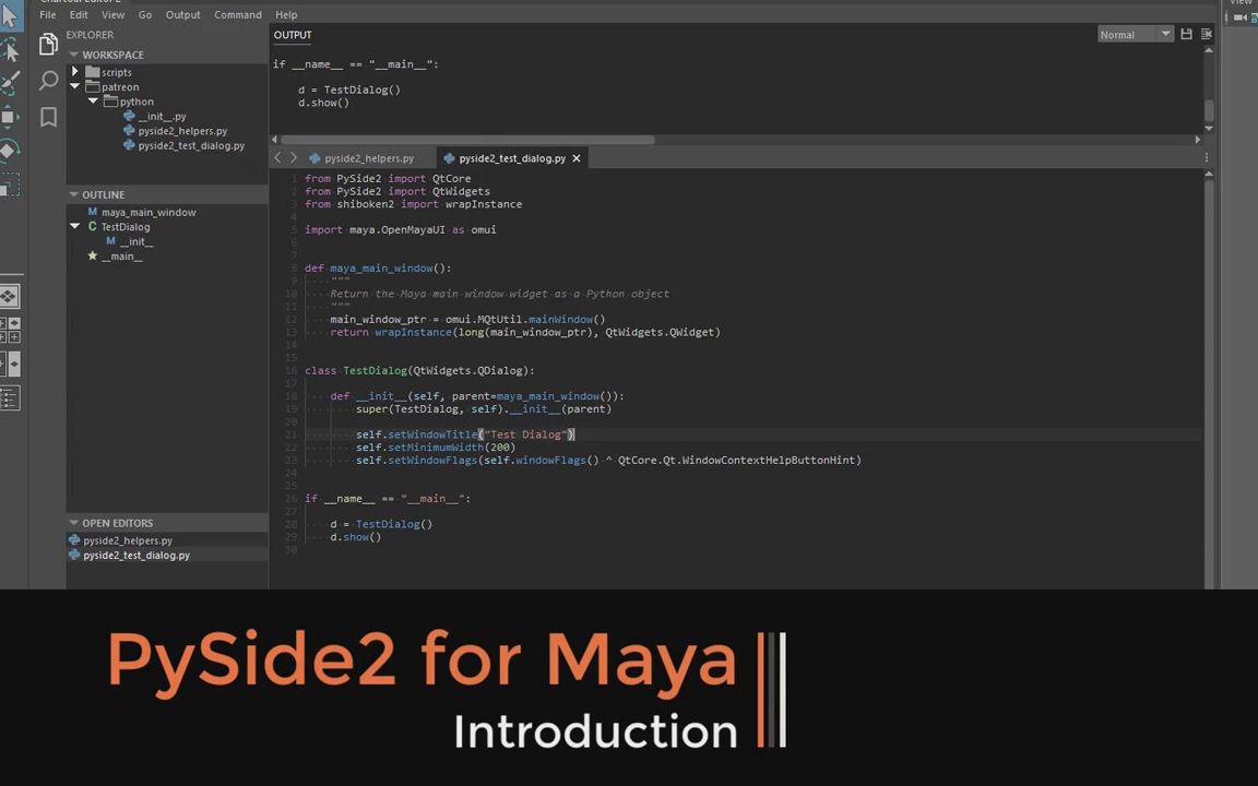 【Maya】PySide2 for Maya 核心编程训练教程(中英双字)_哔哩哔哩_bilibili