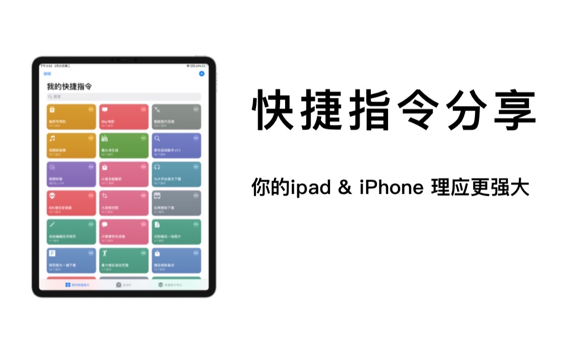 [图]【有宝藏】快捷指令分享！提高你的iPad&iPhone战斗力！｜iOS原句划词助手教程