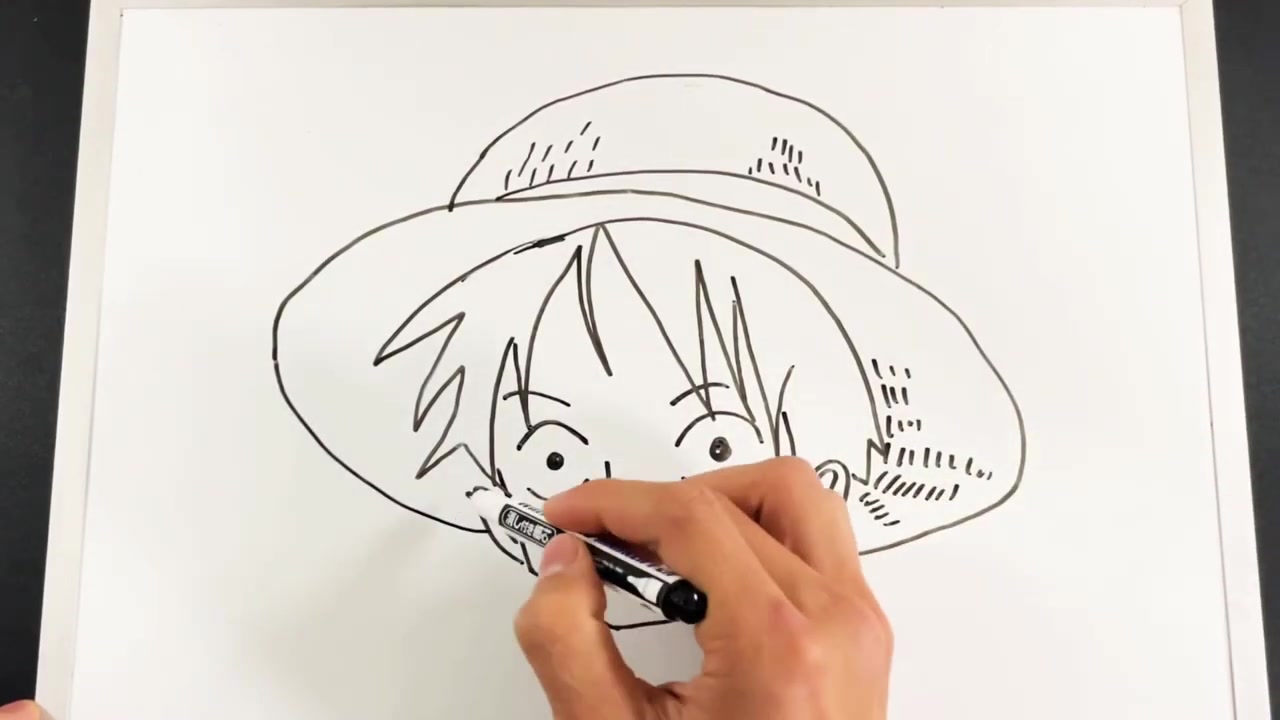 [图]如何画路飞【海贼王】(How to draw Ruffy_One Peace)