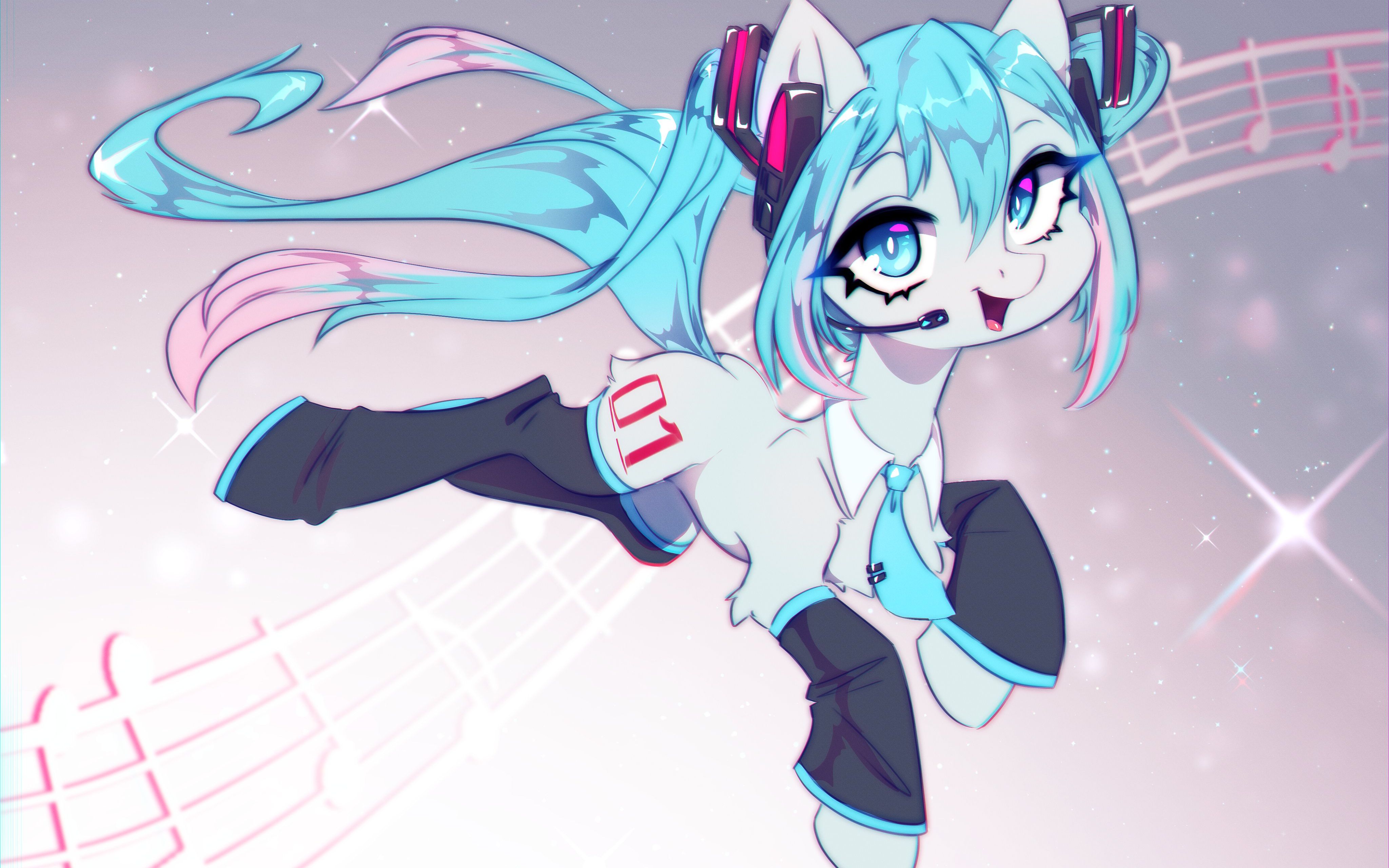 初音未来联动彩虹小马激发同人创作欲