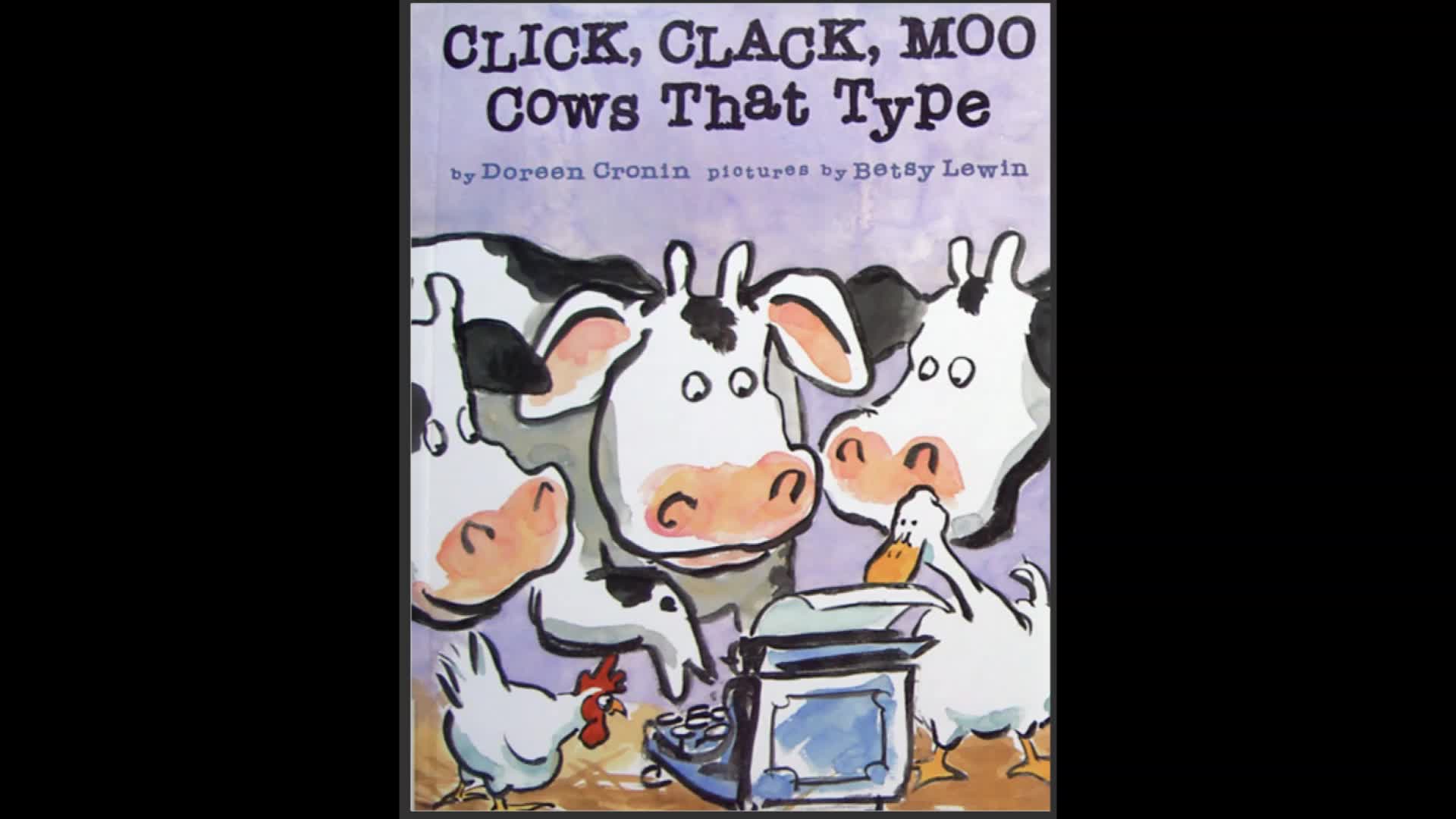 凯迪克大奖绘本:Click, clack, moo cows that type哔哩哔哩bilibili