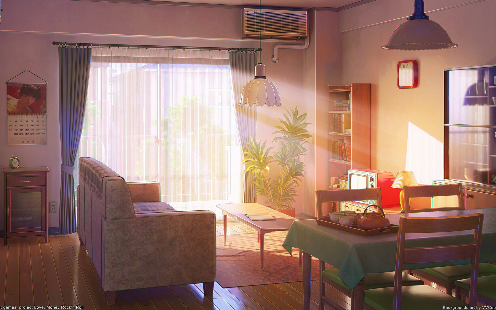 【maya建模教程】从零开始教你制作游戏场景客厅模型