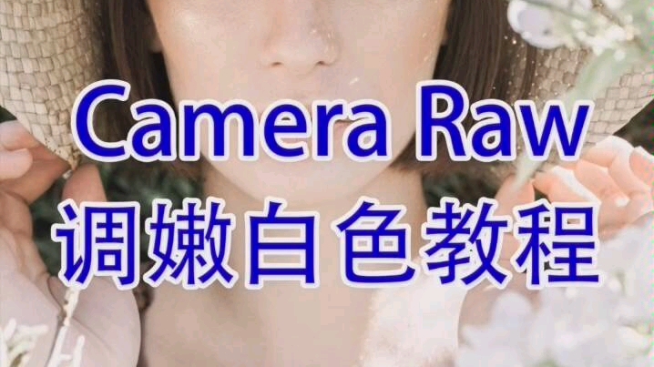 Camera Raw 调嫩白色教程哔哩哔哩bilibili