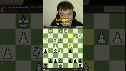 Hans Niemann - Hans Thoughts on Vladimir Kramnik？!_桌游棋牌热门视频