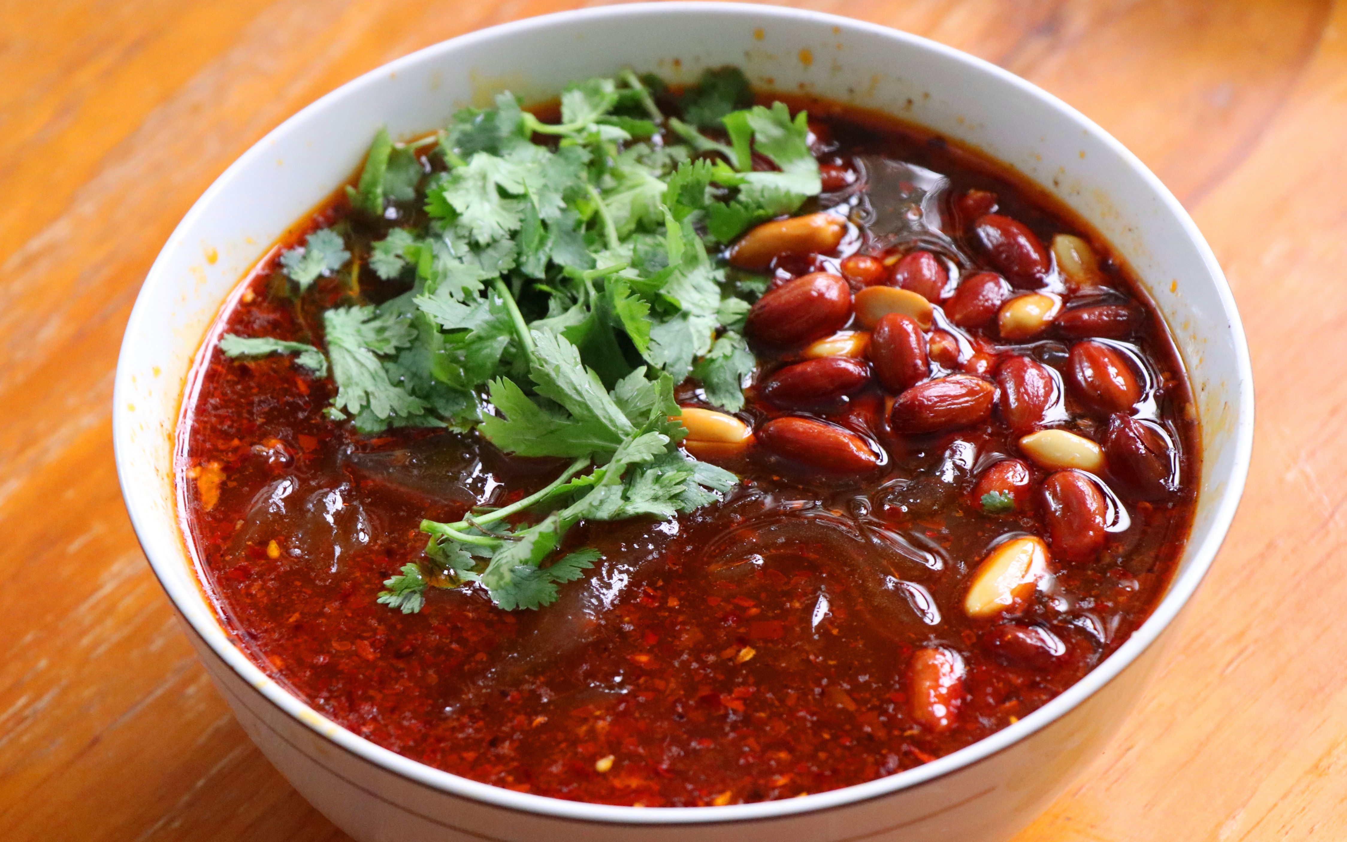 【酸辣粉】酸辣过瘾,筋道有弹性,从粉条开始制作