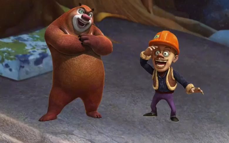 熊大和光头强找到熊二后,发现他正在开心的喝着核废料!