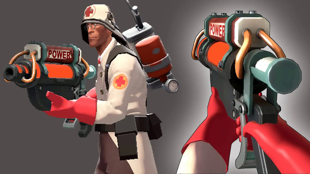 【zhain custom weapons】tf2 medic has a power rifle