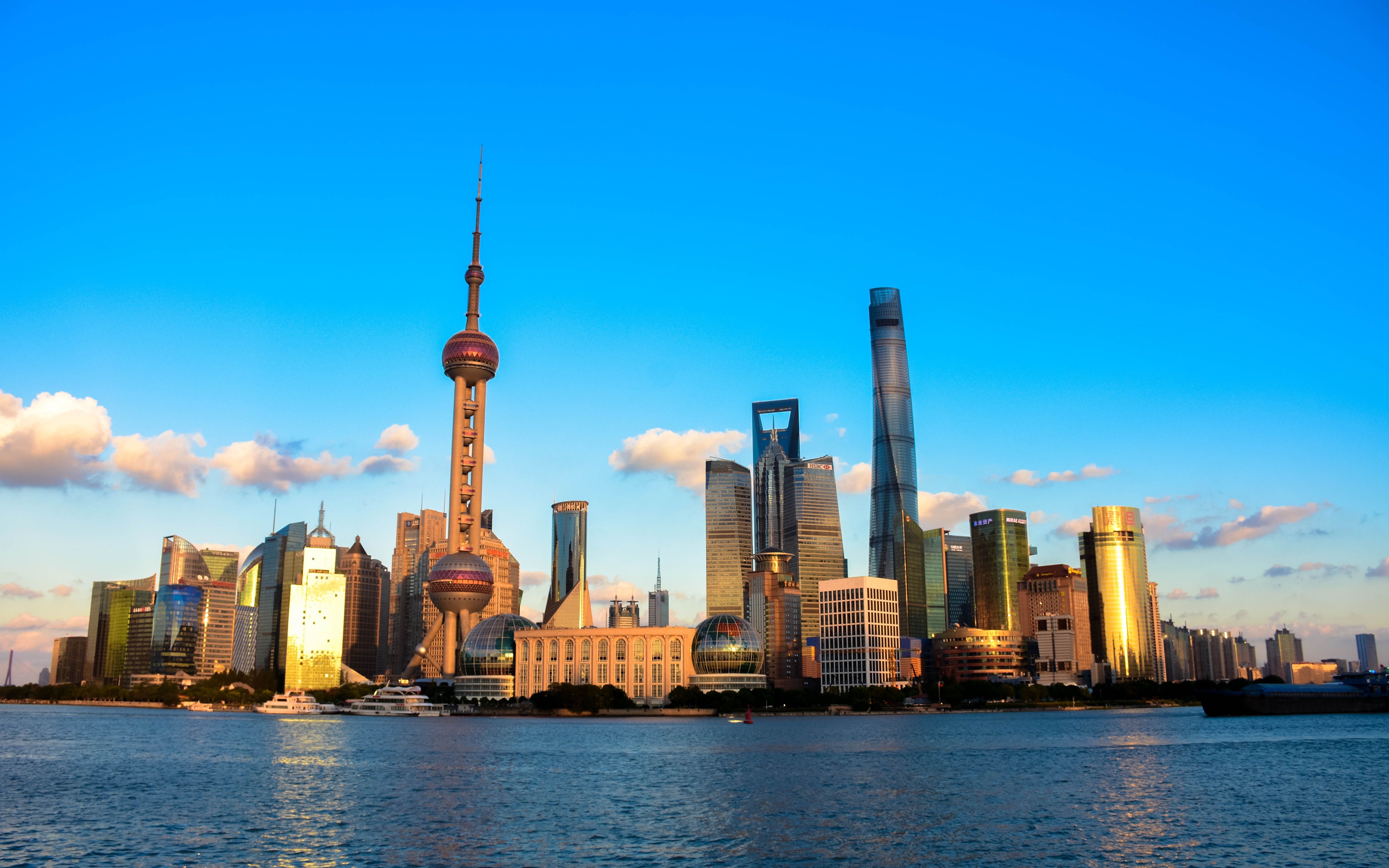 上海黄浦江外滩延时摄影2019