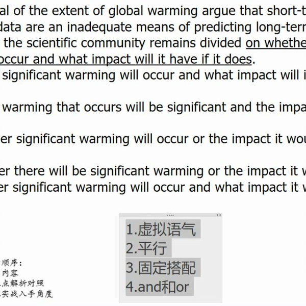 prep-2-47 Those skeptical of the extent of global warming argue