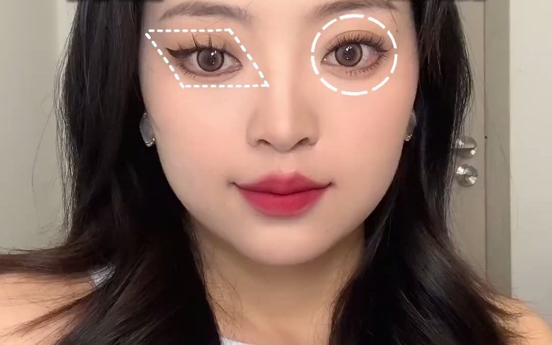 钓系长眼幼态圆眼新手也能自由切换眼形幼态圆眼篇 眼妆 新手化妆教程