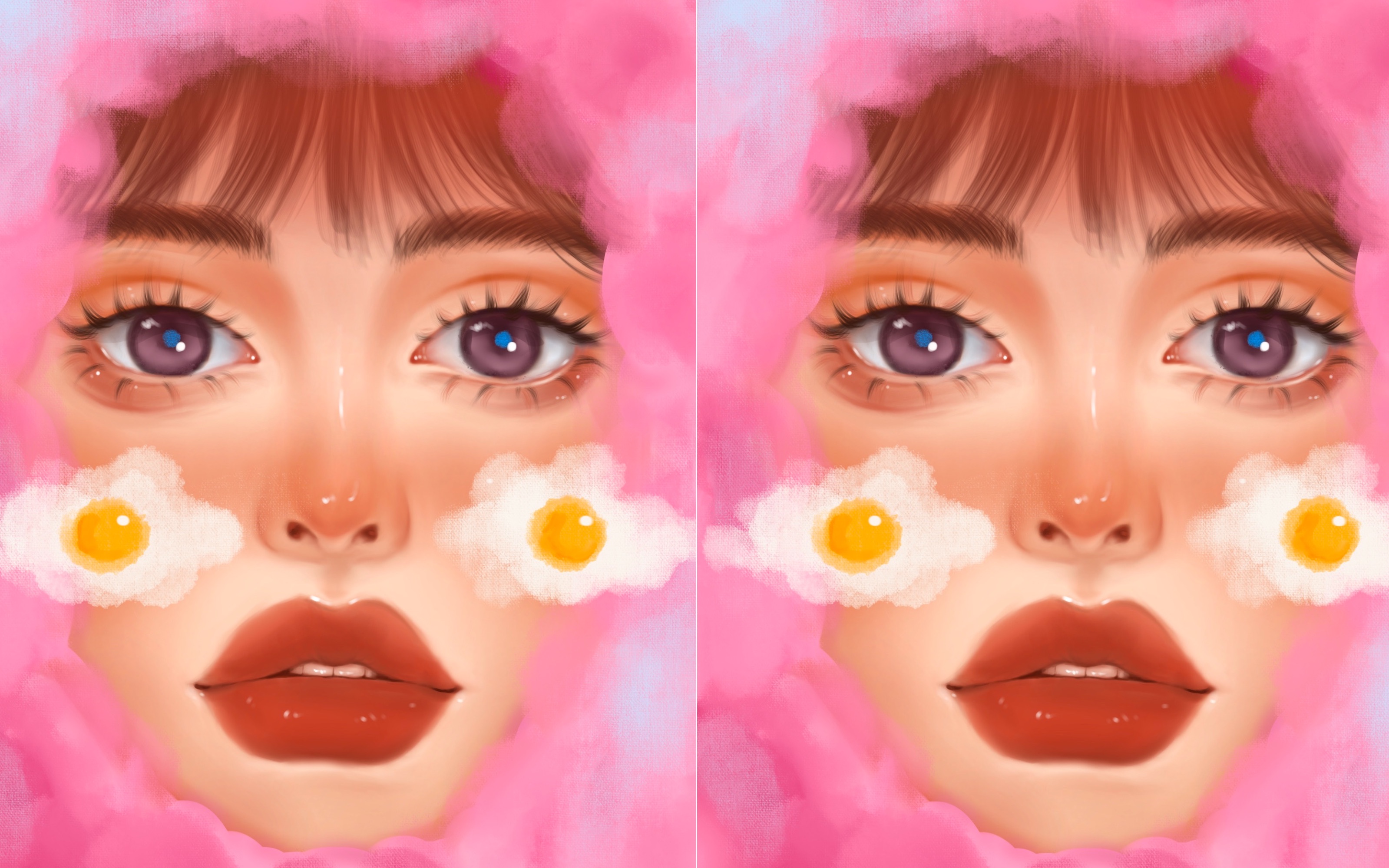 【procreate】临摹bluesssatan的可爱小女孩