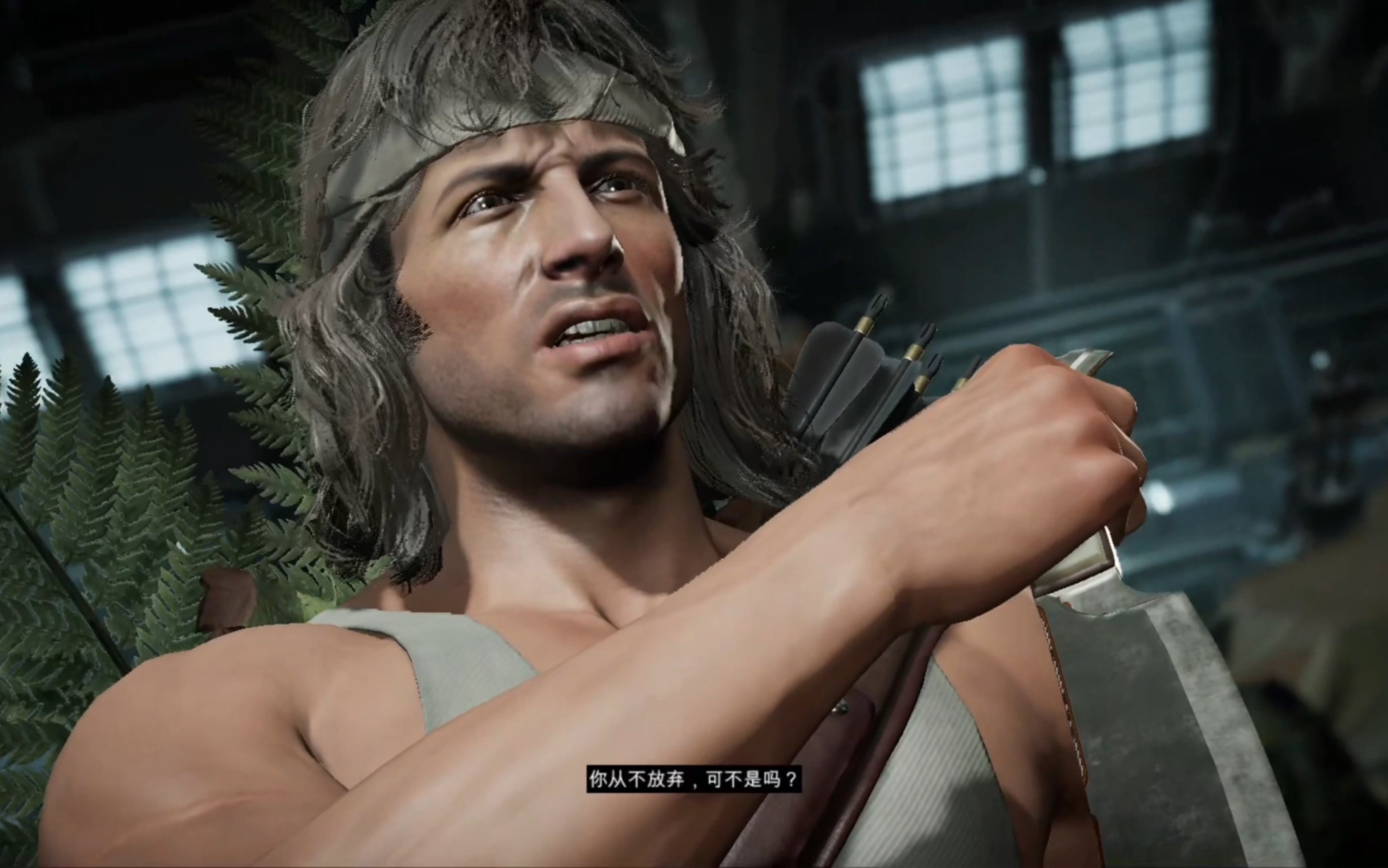 真人快打11 魂斗罗内战 结尾有兰博终结技