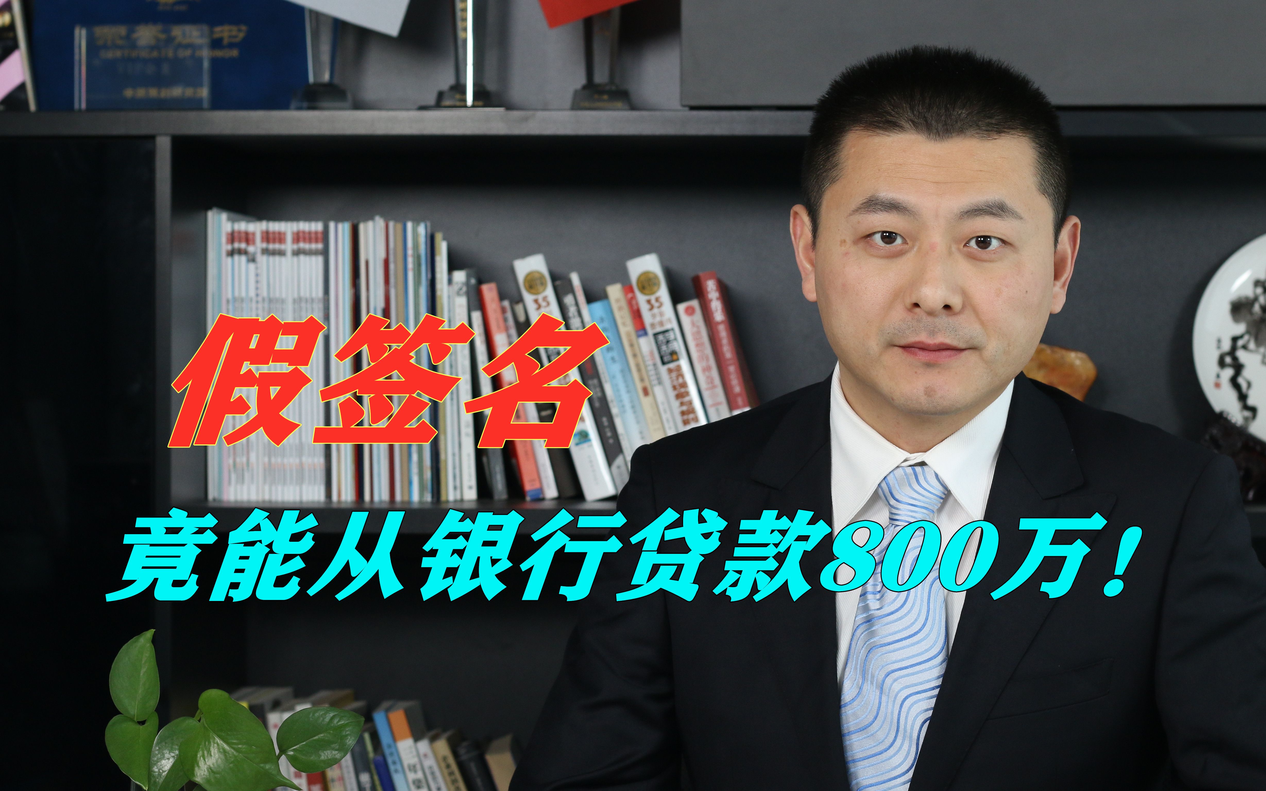 一个假签名,竟能从银行贷款800万!贷款漏洞什么时候能完善?哔哩哔哩bilibili