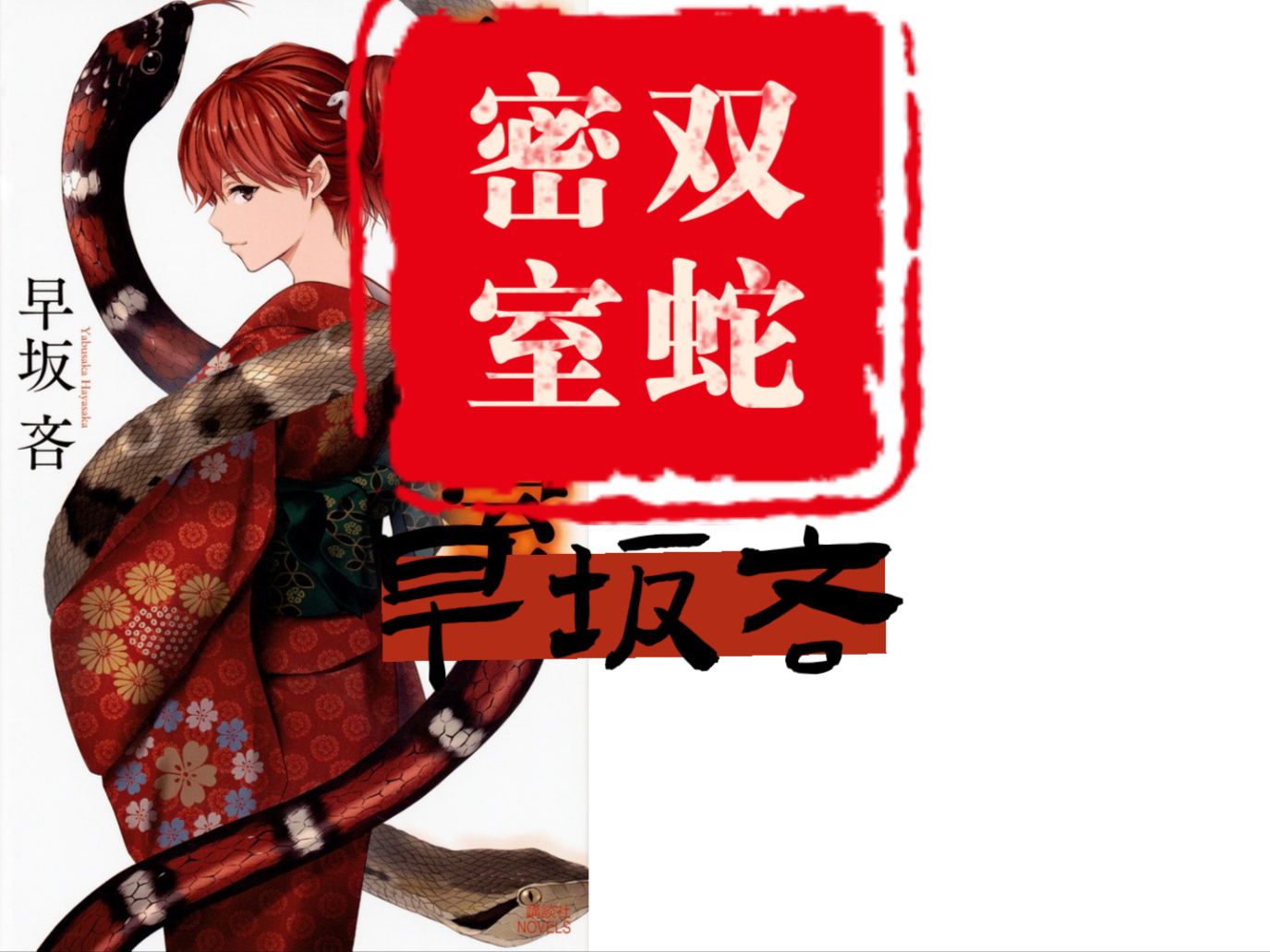 【推理电台10】全世界第一本XX杀人？《双蛇密室》——早坂吝-上木荔枝ovo-上木荔枝ovo-哔哩哔哩视频
