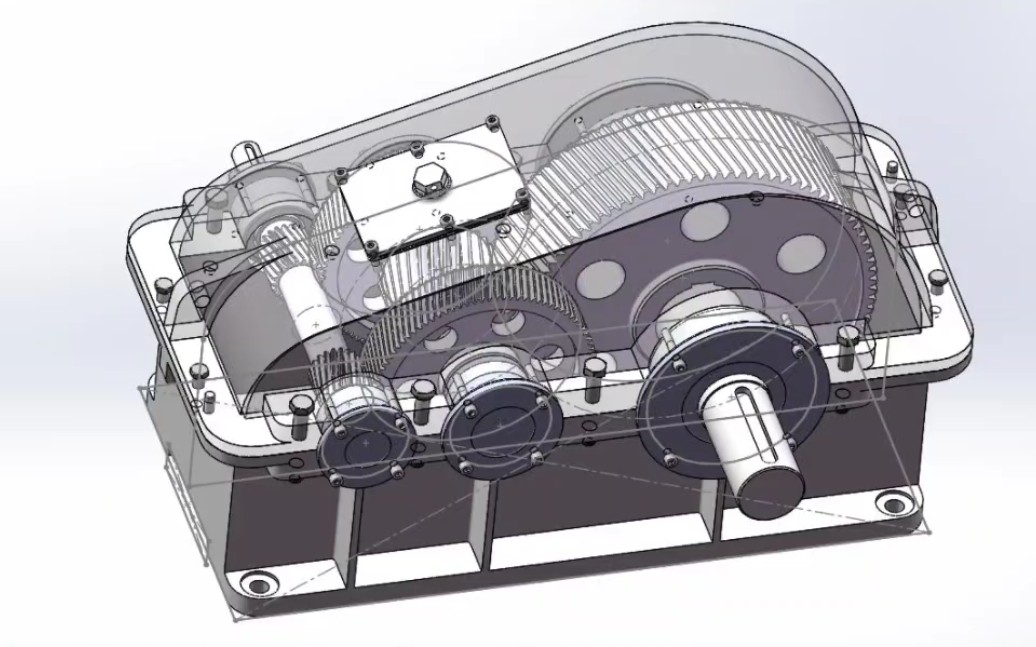 SolidWorks减速器,CAD工程图,ug建模,可代画哔哩哔哩bilibili