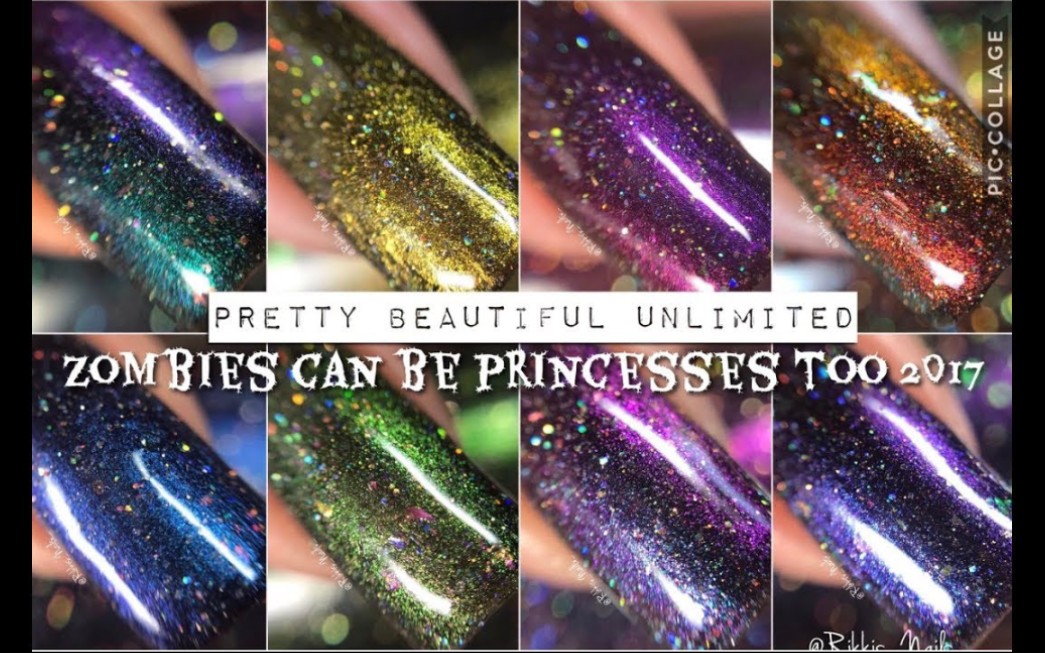 [图]Swatches || Pretty Beautiful Unlimited Zombies can be Princesses Too 2017