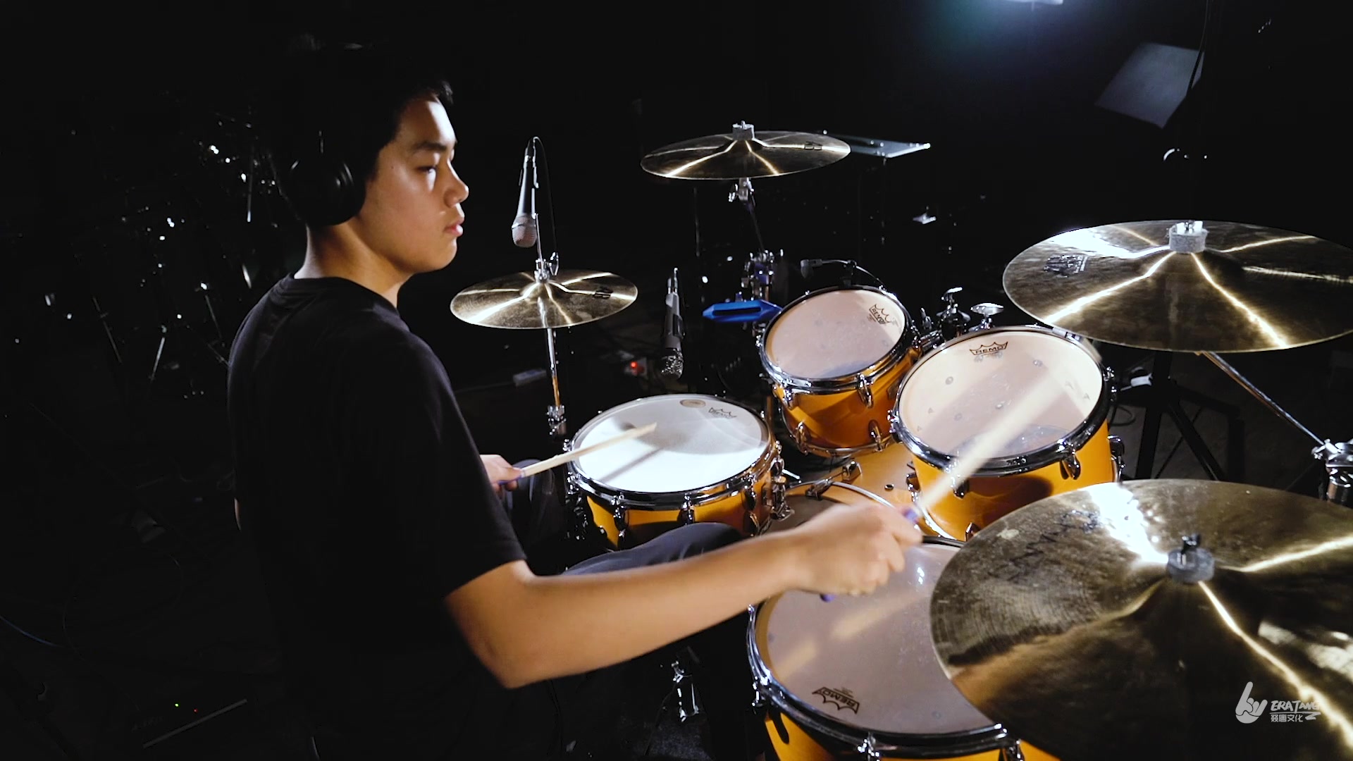 迷笛架子鼓考级第九级《苹果派》叕唐鼓手曾致搪